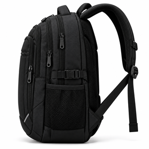 Sac à dos de sport multifonctionnel en polyester Oxford imperméable et durable avec logo personnalisé, fermeture éclair tendance, idéal pour les voyages d'affaires et l'école - Product Image 3