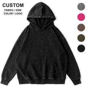 Sweat à capuche en molleton uni pour homme de qualité supérieure, 100% coton, coupe ample, respirant, hiver, finition élégante, toucher confortable - Product Image 1