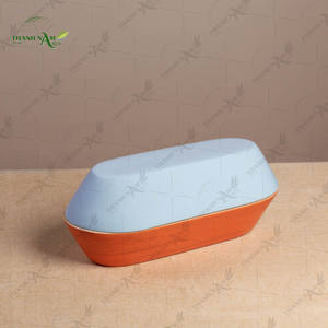 Plateau en bambou en forme de bateau, fait à la main, écologique, plateau de service en bambou, design minimaliste pour la maison, la salle à manger, le restaurant - Product Image 5