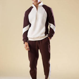 Survêtement Homme Slim Fit Nouveau Style Qualité Supérieure Facile à Porter Respirant Logo Personnalisé Grande Taille Polaire Entraînement Sportif - Product Image 1