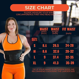 Waist Trainer <b>Belt</b> Men Women Gym Waist Trimmer Slimming Compression Support Fitness Workout OEM Supplier - Product Image 4