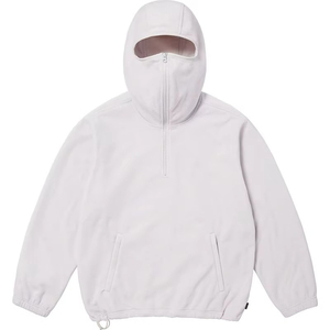 Sweat-shirt d'hiver décontracté unisexe à capuche en polaire violette, coupe ample, coupe-vent, avec poches avant zippées - Product Image 3