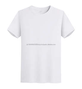 TAMAÑO DE EE. UU. Unisex algodón Feel 100% poliéster camisetas sublimación en blanco camisetas para impresora de tinte impresión Logo camiseta personalizada - Product Image 1