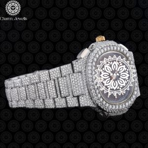 Charm_Jewells Luxury Stainless Steel Watch 42mm Analog Quartz <b>Chronograph</b> Men's Fashion Bracelet Folding Clasp - Product Image 6