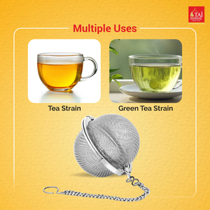 Nouveauté : Infuseur à thé en acier inoxydable de qualité alimentaire, forme boule, réutilisable, avec chaîne - Product Image 6