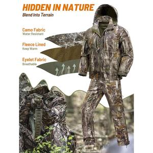 Camisa de Pesca de Lona con Camuflaje para Hombre, Transpirable, con Protección Solar, Ropa de Verano, Sudadera con Capucha Resistente al Viento, OEM ODM, Ropa de Caza - Product Image 3