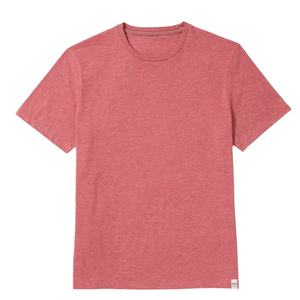 เสื้อยืดลำลองผู้ชายไซส์ใหญ่ สีชมพู คุณภาพสูง ปรับแต่งโลโก้ได้ น้ำหนัก 220 กรัม ผ้าฝ้ายออร์แกนิค 100% ระบายอากาศได้ดี ปักลาย - Product Image 1