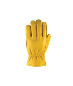HOLY SIGNS INTERNATIONAL Sheep Grain Leather Safety <b>Driver</b> Work <b>Gloves</b> Strap EN420 Certified Breathable Elastic Wristlet - Product Image 5