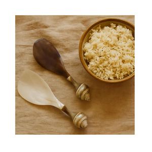 Cuchara de concha de madre perla, cuchara de concha elegante hecha a mano para postre de caviar de lujo y mesa de comedor - Product Image 1