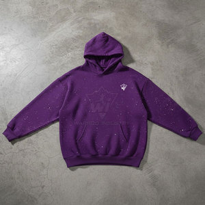 Sudadera ligera básica de algodón mezclado con pedrería, la combinación perfecta de comodidad y moda para uso casual. - Product Image 5
