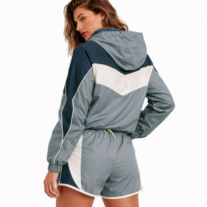 Unisex Lightweight Nylon Windbreaker Fitness <b>Jackets</b> & Hood Zipper Printed Casual Outdoor <b>Summer</b> Wear Short Set <b>Jacket</b> for <b>men</b> - Product Image 4