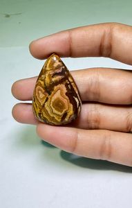 พลอยแจสเปอร์คาโบชองคุณภาพสูง 100% ธรรมชาติ รูปทรงวงรี สำหรับทำเครื่องประดับ ขายส่งจำนวนมากจากไจปุร์ - Product Image 2