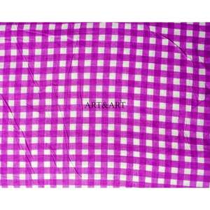 เสื้อผ้าแฟชั่นน้ำหนักเบา พิมพ์ลายบล็อกด้วยมือ ลายสี่เหลี่ยม สำหรับตกแต่งบ้าน สวมใส่สบาย เหมาะสำหรับผู้หญิงและเด็กผู้หญิง ตัดเย็บด้วยผ้าคุณภาพสูง - Product Image 3