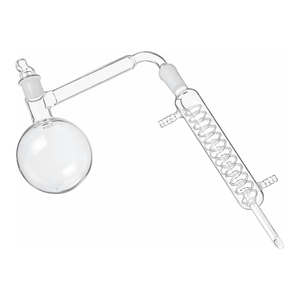 Appareil de distillation en verre borosilicate Corning pour PYREX avec raccords coniques standard pour la distillation en lots - Product Image 3