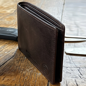 Portefeuille en cuir véritable Regal, portefeuilles en cuir faits à la main, style vintage avec gaufrage, fermeture pliante, longueur courte, portefeuille pour usage quotidien - Product Image 5