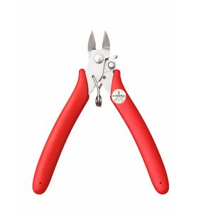 5" Spring-Loaded Diagonal <b>Cutters</b> | Stainless Steel Wire & Sprue Pliers with Silicone Handle - Product Image 5