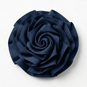 ริบบิ้นโกรเกรนสีน้ำเงินกรมท่าขนาด 3 มม. ขายส่ง สำหรับทำโบว์ ตกแต่งเสื้อผ้า งานฝีมือ DIY และงานเย็บผ้า - Product Image 6