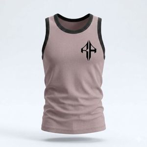 Débardeur pour homme en coton 100% imprimé avec un design personnalisé, de qualité supérieure, par RIVIAN ATLANTIC - Product Image 2