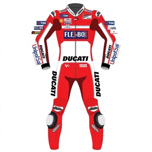 Traje de cuero de carreras Jorge Lorenzo de 1 pieza, de piel de vaca/canguro, mono de moto para pista/conducción, con armadura de nivel 2 para motociclista - Product Image 1