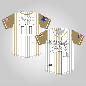 Maillot de baseball personnalisé pour hommes, offrant une coupe athlétique personnalisée combinée à une technologie de tissu haute performance - Product Image 1