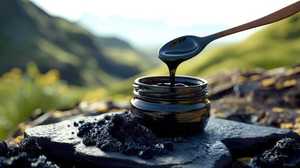 Résine de Shilajit Biologique, Supplément Herbal Riche en Minéraux, Durée de Conservation de 36 Mois, Se Dissout dans l'Eau Chaude, Origine Jharkhand, Ojistha - Product Image 3