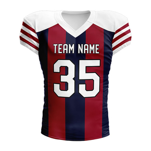 Maillot de football américain pour homme, col en V, manches courtes, gris, nom de l'équipe 35, impression sérigraphique, évacuation de l'humidité, coupe classique, toutes saisons - Product Image 3