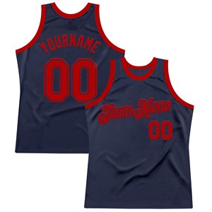 Camiseta de Baloncesto Azul Marino Sublimada, Malla Transpirable, Nombre y Número del Equipo Personalizados, Ropa Deportiva Unisex para Adultos - Product Image 4