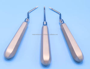 ชุดลิฟต์รากฟัน3ชิ้นเครื่องมือผ่าตัดฟันแบบแมนนวลได้รับการรับรอง CE คลาส II - Product Image 2