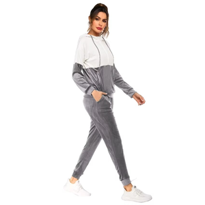 Conjunto Deportivo de Manga Larga para Mujer, Transpirable, para Fitness, Sauna, Aire Libre, con Gorro - Product Image 2