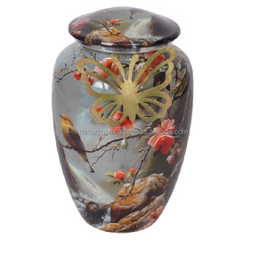 Urne en métal unique Urne funéraire de haute qualité Fournitures funéraires classiques pour cendres adultes finies - Product Image 3