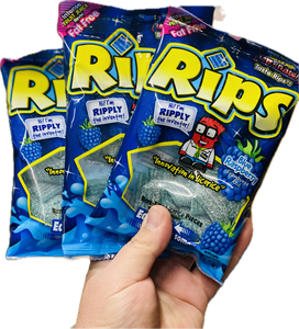 Rip Rolls Blue Raspberry Flavor Licorice <b>Candy</b> Roll 1.4 oz Chewy Sweet Snack Soft Fruity Long Lasting <b>Candy</b> Perfect Kids Adults! - Product Image 6