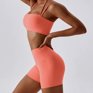 Conjunto de Yoga de Moda para Mujer, Color Sólido, Talla Personalizada, Ropa de Gimnasio, Conjunto de 2 Piezas para Mujer - Product Image 2