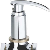 Robinet mural en laiton chromé pour machine à laver, robinet d'arrêt pour lavabo de salle de bain, cuisine, buanderie, robinet d'eau à ouverture rapide