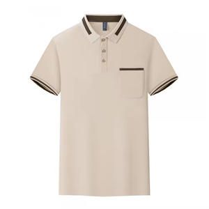 เสื้อยืดแขนสั้นลำลองสำหรับฤดูร้อน น้ำหนัก 140 กรัม แบบ unisex พร้อมกระเป๋า ระบายอากาศ แห้งเร็ว เหมาะสำหรับเสื้อทีม สามารถสกรีนโลโก้ได้ - Product Image 5