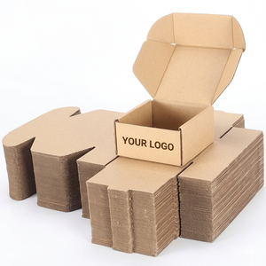 Eco Friendly Kraft Corrugated Paper <b>Boxes</b> Die Cut Custom Packaging Recyclable Sustainable Embossed <b>Gift</b> Box Wholesale OEM - Product Image 4