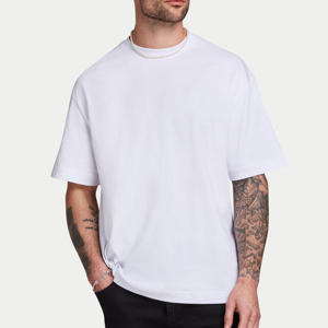 Camisetas personalizadas al por mayor para hombre, informales, suaves, para fitness, de verano, delgadas, con cuello redondo, manga corta, lisas, para hombre. - Product Image 4
