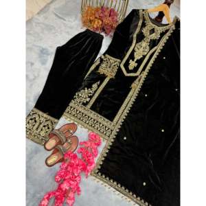 Ensemble haut et dupatta pour femmes, design élégant, tenue de soirée, look palazzo - Product Image 3