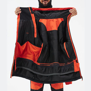 Chaqueta de Esquí Unisex Mon-tecc 2026, Color Borgoña/Negro, Talla Grande, Transpirable, Ligera, Impermeable 10,000mm, para Exteriores - Product Image 6