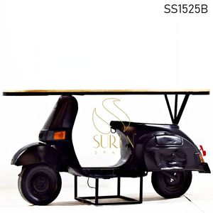 Mostrador de Exhibición para Eventos y Automóviles de Madera Maciza Azul Oscuro, Diseño Único y Artesanal, Último Modelo SUREN SPACE SS1568 - Product Image 4