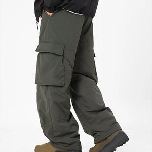 2025 Custom Style Plus Size Printed Waterproof Windbreaker Snowboard Ski <b>Pants</b> with Breathable Design Custom Baggy Fit Air Vents - Product Image 3