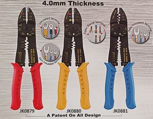 Outil de sertissage électrique professionnel en acier au carbone-Bornes non isolées de 0.2 à 6.0mm - Product Image 5