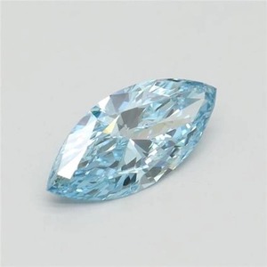 Diamante azul marquesa de corte intenso, cultivado en laboratorio, certificado por IGI, diamante azul suelto para anillo de compromiso personalizado de 1 a 5 quilates VVS - Product Image 3
