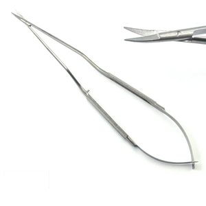Tijeras Quirúrgicas Dentales Microcurvas YASARGILL de 22 cm (8.5 pulgadas), Reutilizables, de Acero Inoxidable Pulido con Titanio, Fuente de Alimentación Manual Clase I - Product Image 5