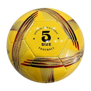 Ballon de football personnalisé en cuir synthétique PU PVC, taille 5, cousu à la machine par Bulkbear International - Product Image 2