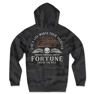 คอลเลคชั่นใหม่ เสื้อฮู้ดดี้พิมพ์ลาย DTG สำหรับผู้ชาย น้ำหนัก 380 กรัม ดีไซน์โลโก้เสื้อผ้าสตรีทแวร์สุดเท่ ให้ความอบอุ่นและสวมใส่สบาย - Product Image 2