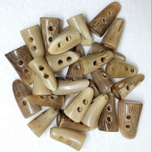 Broche de Hueso de Cuerno Premium con 2 Agujeros para Manualidades y Joyería, Duradero - Product Image 4