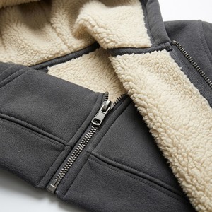 Ensemble de survêtement crème personnalisé pour homme, deux pièces, veste et pantalon, vente en gros, fabricant sur mesure - Product Image 6