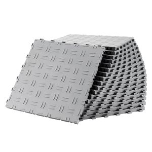 Piastrelle Incastrabili per Pavimento Garage 12x12 0.53" Confezione da 25 Antiscivolo in PP Testurizzate su Entrambi i Lati Facili da Pulire - Product Image 5