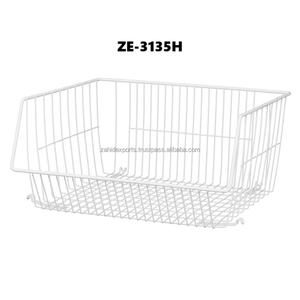 Elegant Bathroom <b>Storage</b> Basket with Lid Matte Finishing Kitchenware <b>Vegetable</b> <b>Storage</b> Metal Basket Professional - Product Image 3