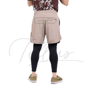 Nuevos Pantalones Cortos Deportivos Awrah de Color Sólido con Marca Personalizada a Bajo Precio, Pantalones Cortos Awrah Transpirables para Hombre, Nuevo Estilo - Product Image 4
